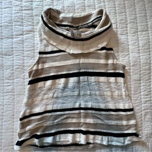 Striped Anthropologie tank top sweater